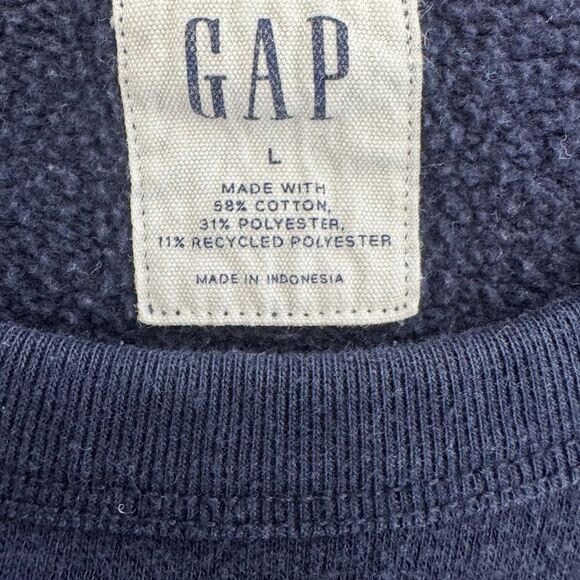 GAP women’s large Dark Blue Crewneck Sweater - Picture 2 of 7